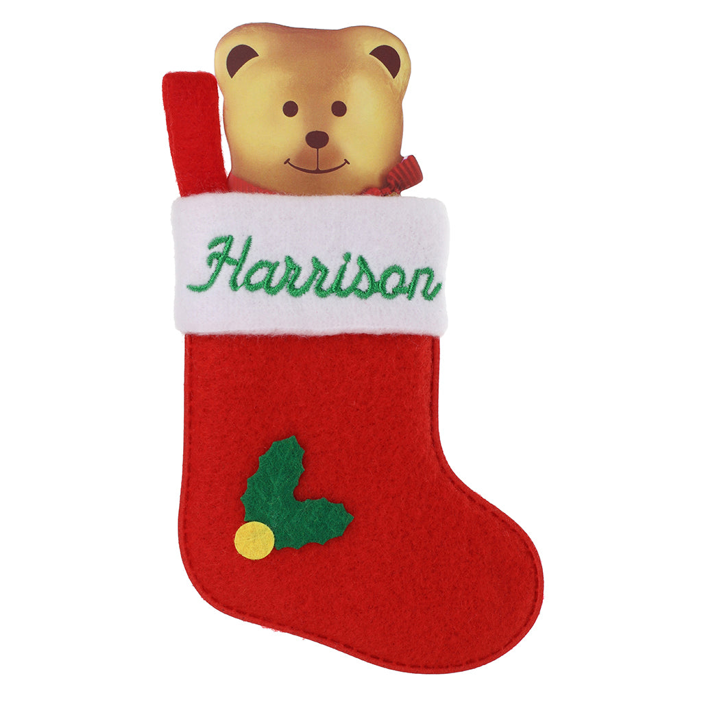 XS066 - Personalised Stocking Christmas Tree Decoration - Harrison