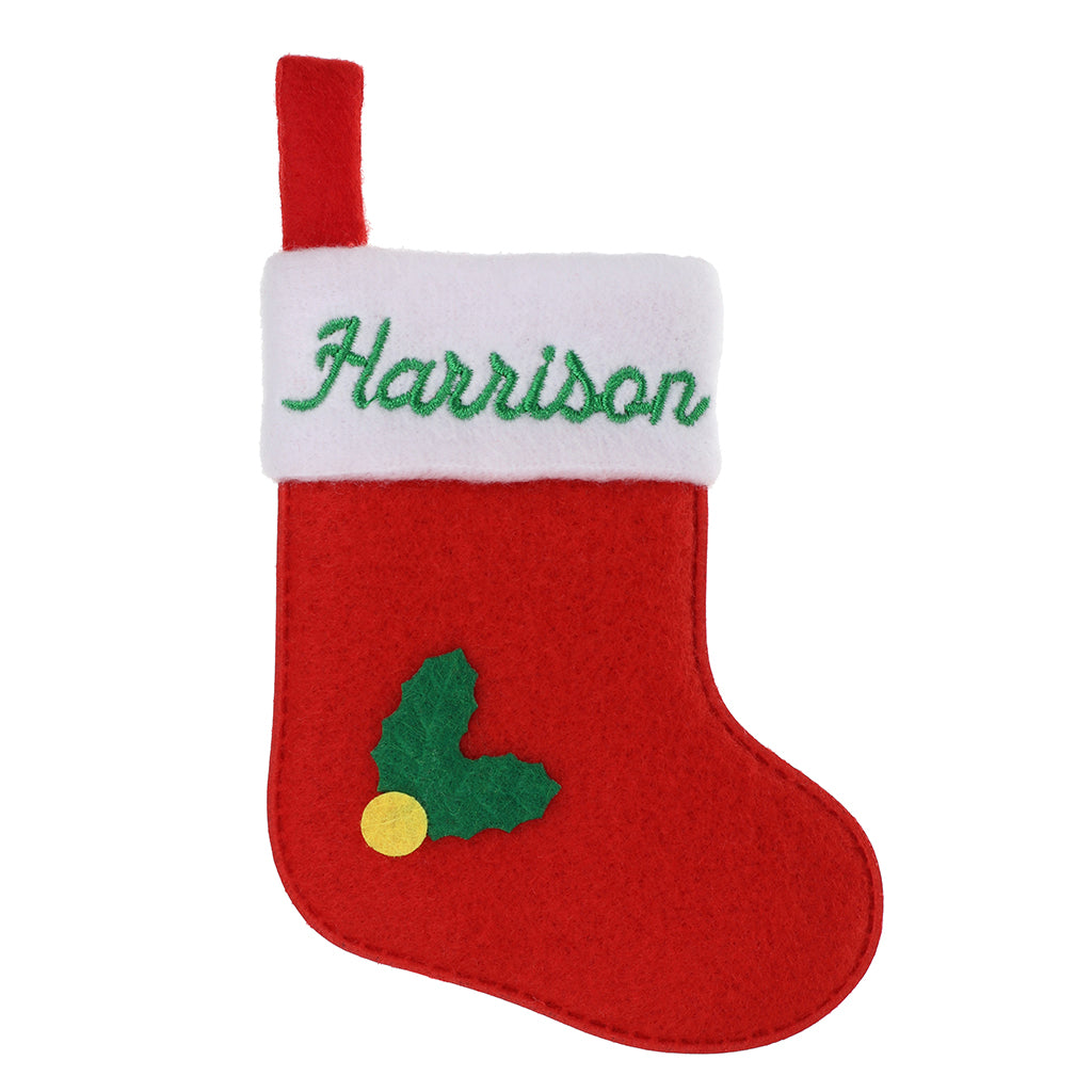 XS066 - Personalised Stocking Christmas Tree Decoration - Harrison