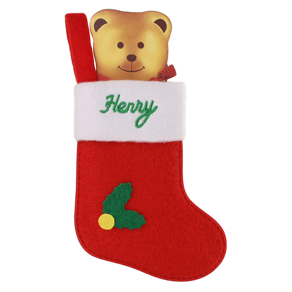 XS069 - Personalised Stocking Christmas Tree Decoration - Henry