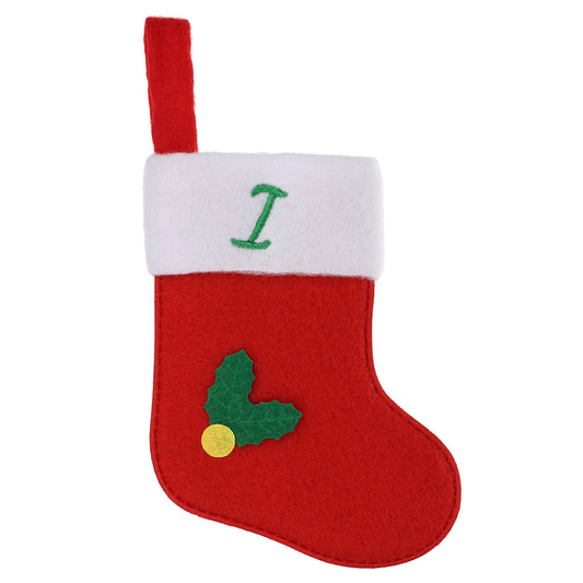 XS073 - Personalised Stocking Christmas Tree Decoration - I