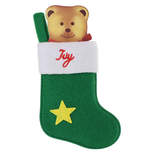 XS079 - Personalised Stocking Christmas Tree Decoration - Ivy