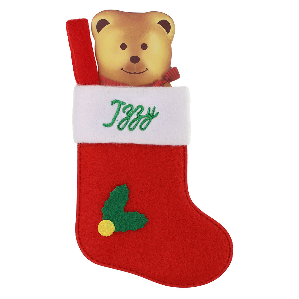 XS080 - Personalised Stocking Christmas Tree Decoration - Izzy