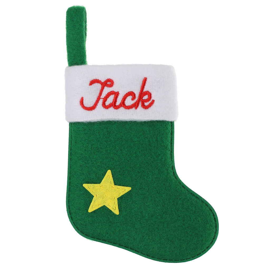 XS082 - Personalised Stocking Christmas Tree Decoration - Jack