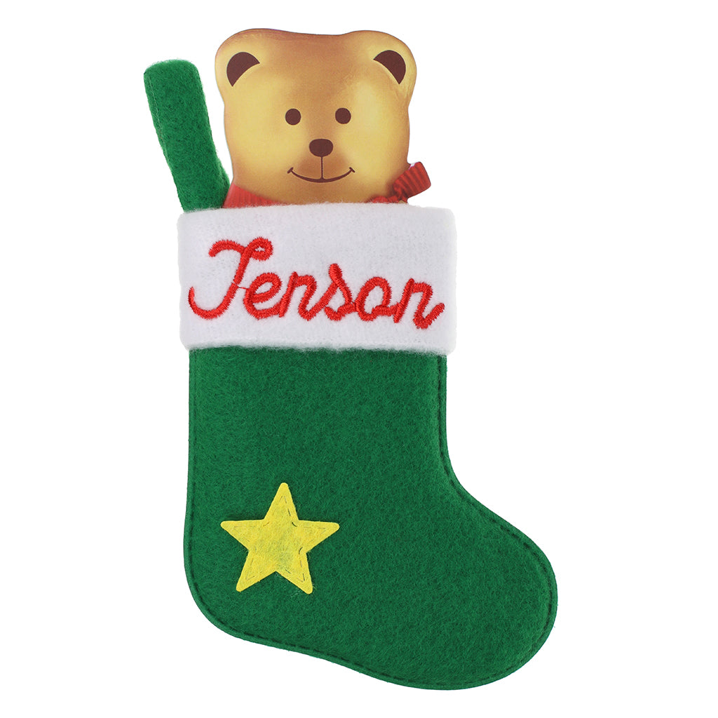 XS087 - Personalised Stocking Christmas Tree Decoration - Jenson