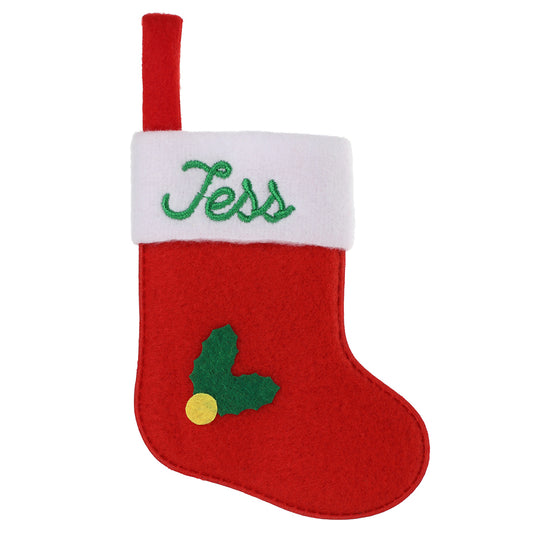 XS088 - Personalised Stocking Christmas Tree Decoration - Jess