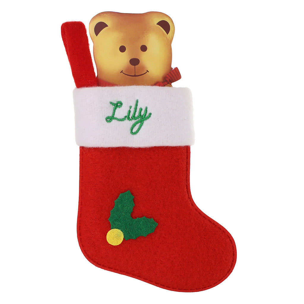 XS097 - Personalised Stocking Christmas Tree Decoration - Lily