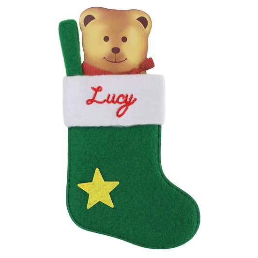 XS100 - Personalised Stocking Christmas Tree Decoration - Lucy