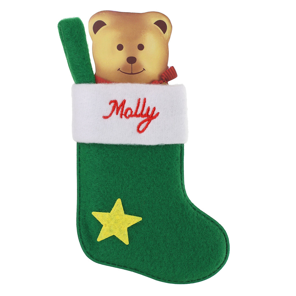 XS108 - Personalised Stocking Christmas Tree Decoration - Molly