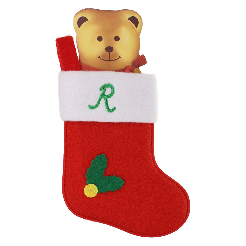 XS119 - Personalised Stocking Christmas Tree Decoration - R