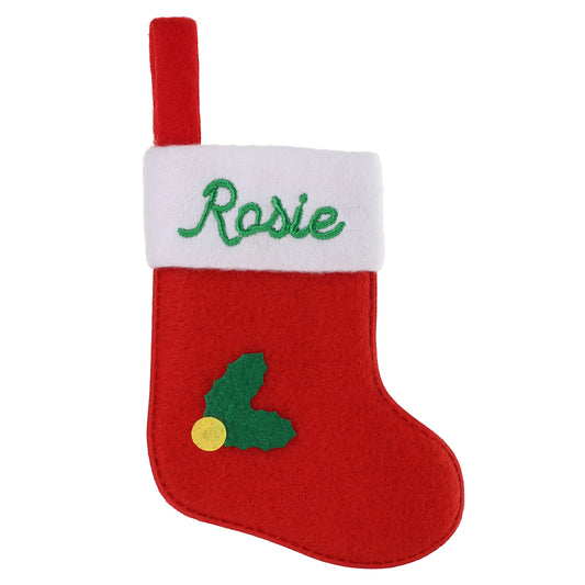 XS124 - Personalised Stocking Christmas Tree Decoration - Rosie