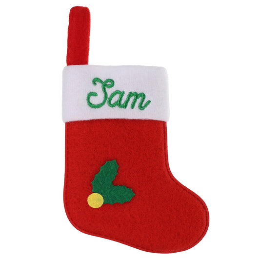 XS127 - Personalised Stocking Christmas Tree Decoration - Sam