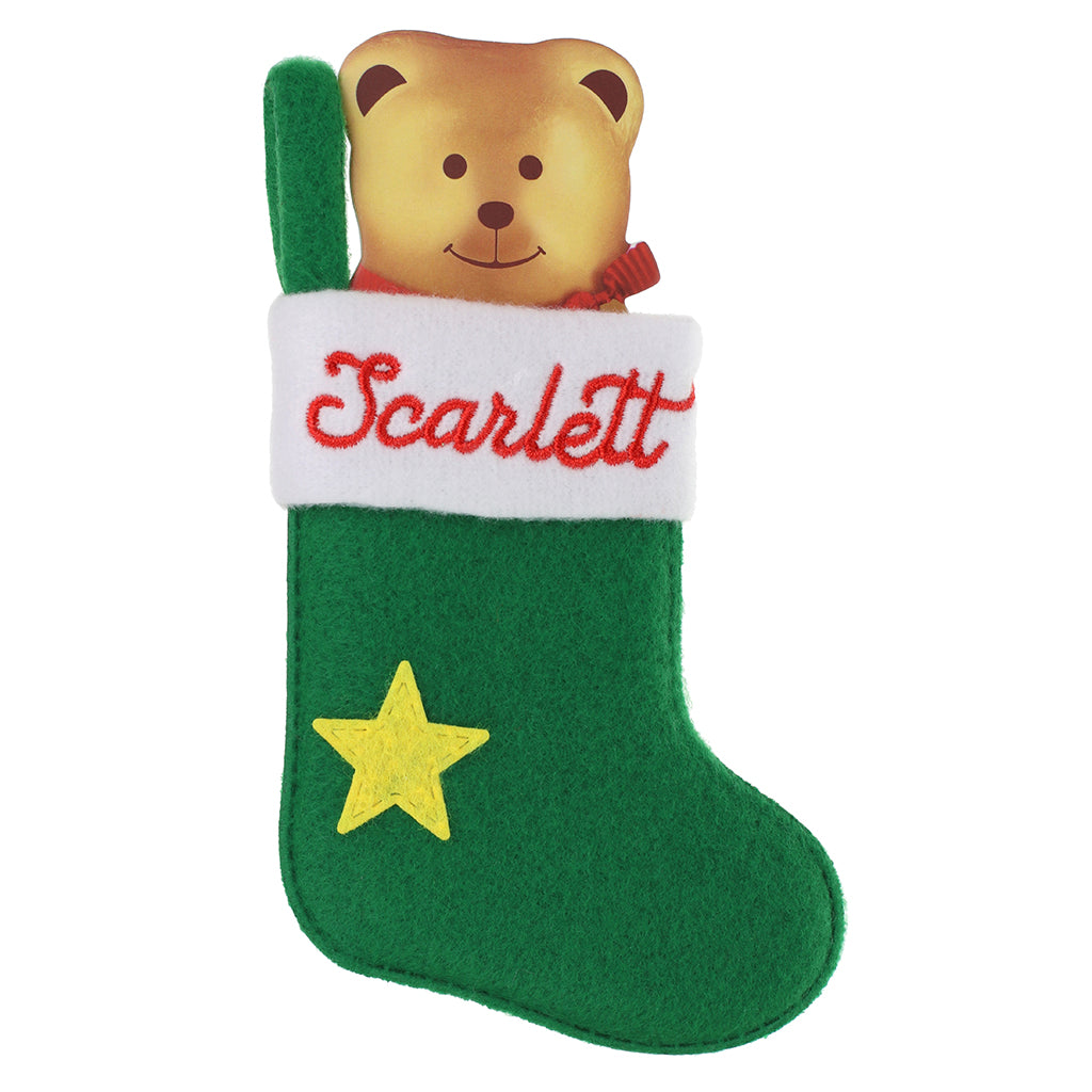 XS128 - Personalised Stocking Christmas Tree Decoration - Scarlett