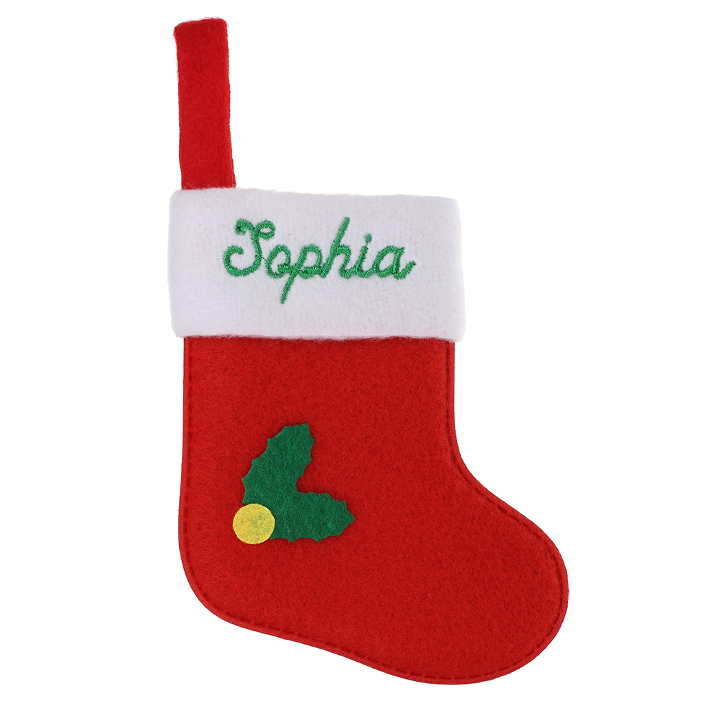 XS130 - Personalised Stocking Christmas Tree Decoration - Sophia