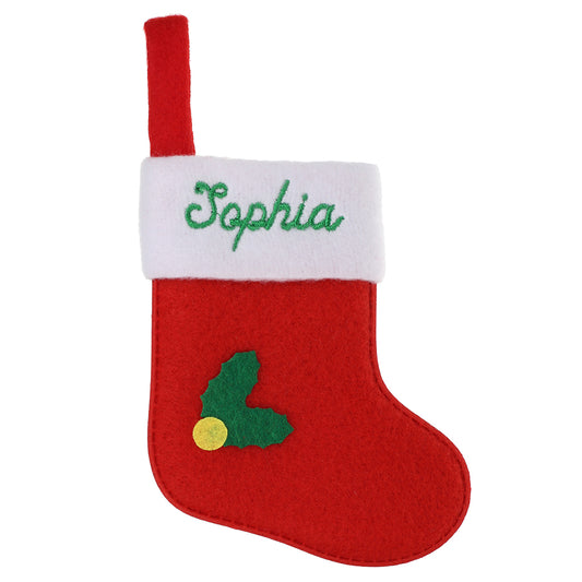 XS130 - Personalised Stocking Christmas Tree Decoration - Sophia