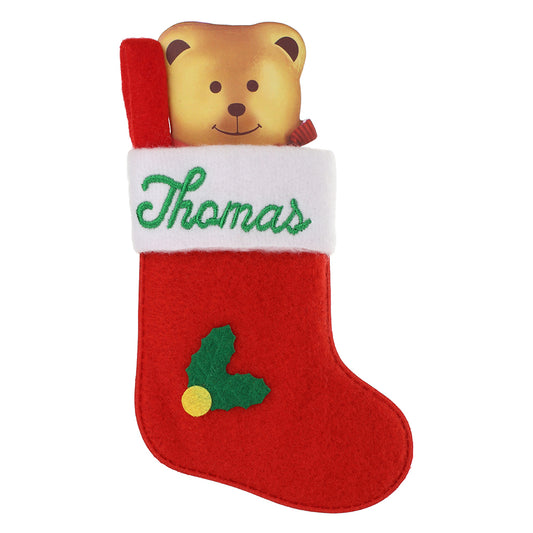 XS135 - Personalised Stocking Christmas Tree Decoration - Thomas