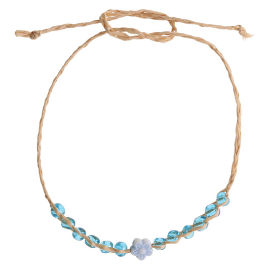 Destiny Bracelet - Blue Flower