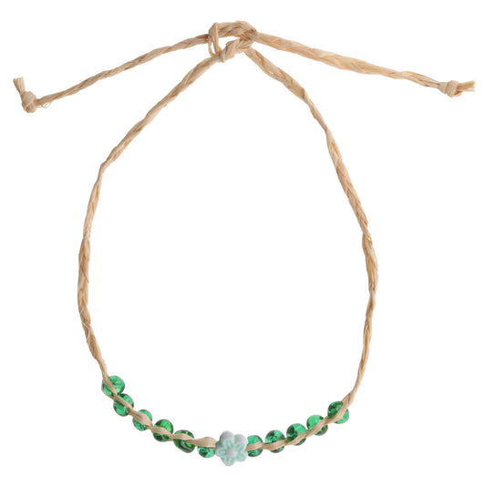 Destiny Bracelet - Green Flower