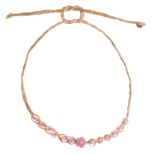 Destiny Bracelet - Pink Flower