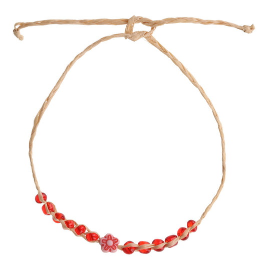 Destiny Bracelet - Red Flower